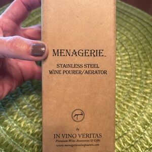 Menagerie Stainless Steel Wine Pourer Aerator MERMAID